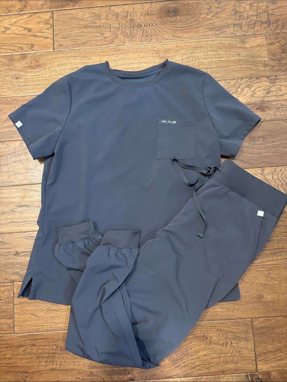 Hypothesis Women's Navy Short-Sleeve Top & Jogger Set